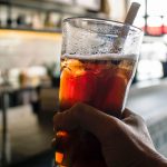 Long island iced tea in a glass